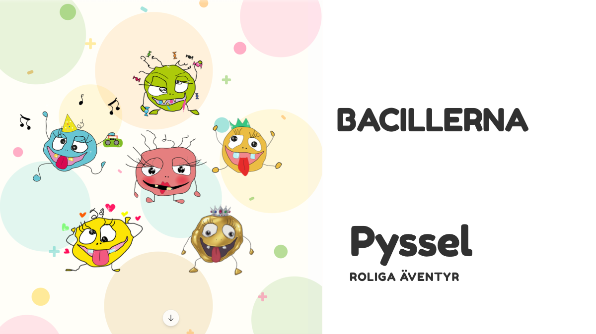 Pyssel med Bacillerna – aktivitetshäfte för barn