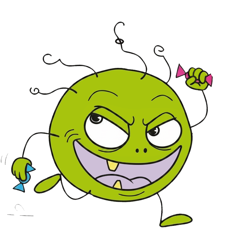 Godisbacillen rymmer från tandläkaren